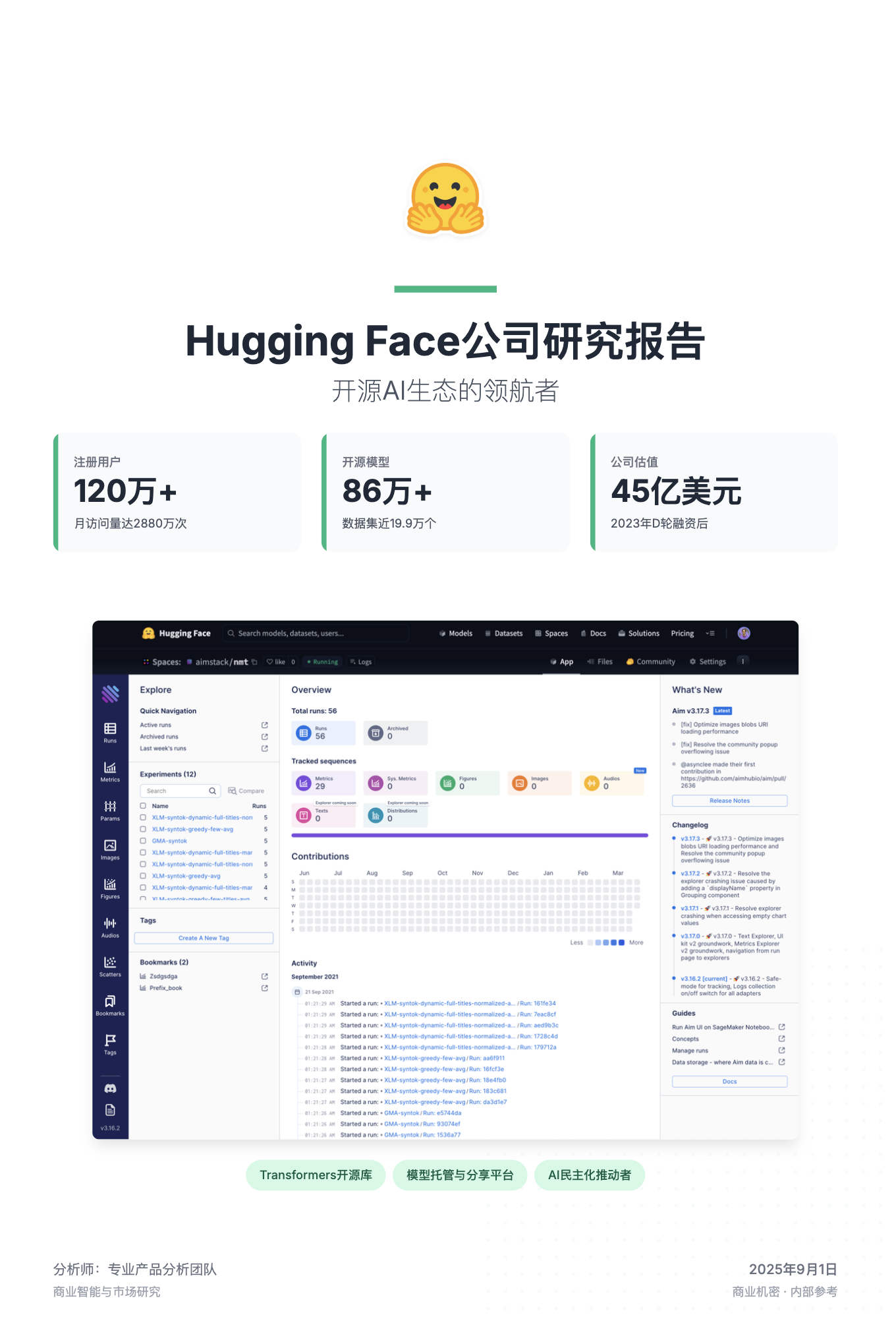 Hugging Face 分析 analysis report case